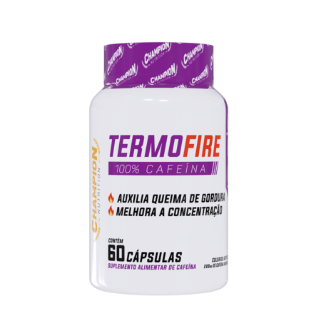 Thermo Fire 100% Cafeína 60 Caps
